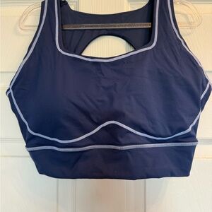 Navy Blue Sports Bra